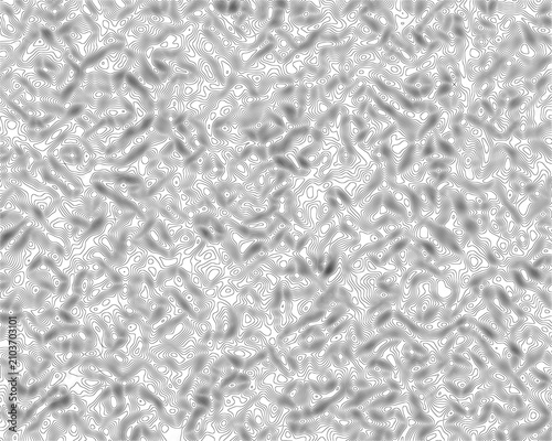 metal texture background, seamless abstract noise texture with chaotic gray fluid ripples and repeating liquid crystal wave patterns on a light background