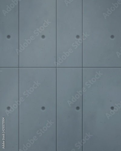 Εκτύπωση καμβά Concrete wall with circular indentations