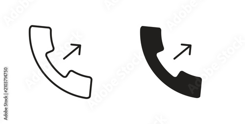 Konstfotografi Call outgoing icon
