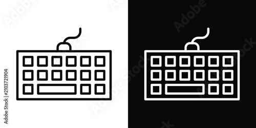 Bild auf Leinwand Keyboard icon