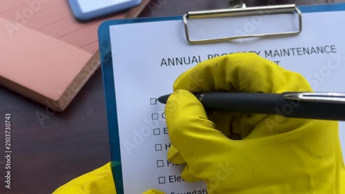 Property Maintenance Checklist Document for Preventive Building Inspection