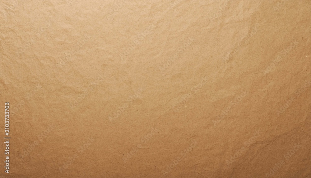 Fototapeta premium Natural Brown Kraft Paper Texture Background with Authentic Recycled Paper Surface and Subtle Vintage Grain
