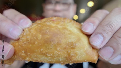 Fresh Chicken, Spinach and cheese empanadas from Peru