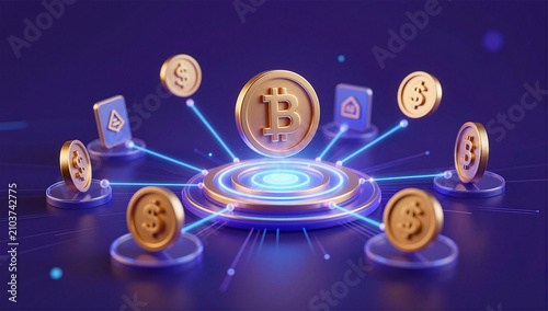Decentralized Finance Ecosystem with Interconnected Floating Digital Tokens