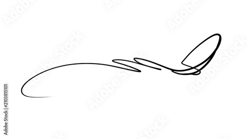 Elegant handwritten signature on white background.
