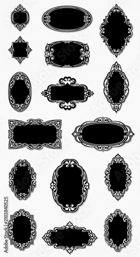 Ornate Frames: A Symphony of Victorian Flair