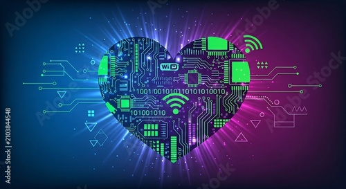 Digital Heartbeat: A Symphony of Circuits and Connection
