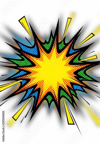 Chromatic Genesis: A Burst of Creative Energy