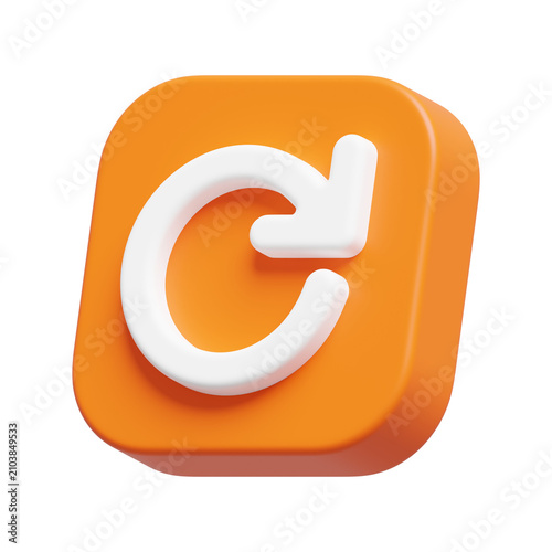 Loop Rotate Icon 3D