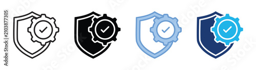 Preventive icon set multiple style collection