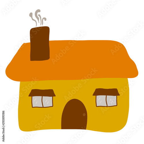 house with a roof illustration