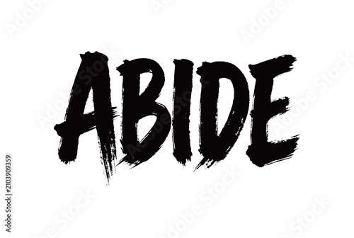 Tableau sur toile ABIDE Handwriting