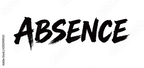 Φωτογραφία ABSENCE Handwriting