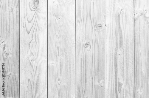 Canvas Print Whitewashed wooden planks vertical texture background with white washed wood bac