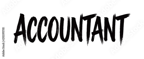 ACCOUNTANT Handwriting