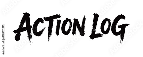 Foto ACTION LOG Handwriting