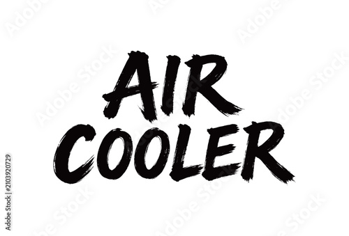 AIR COOLER Handwriting