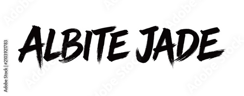 Photos ALBITE JADE Handwriting