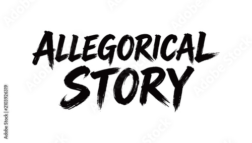 Foto ALLEGORICAL STORY Handwriting