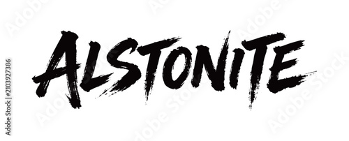 Photos ALSTONITE Handwriting