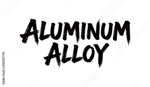 Tableau sur toile ALUMINUM ALLOY Handwriting