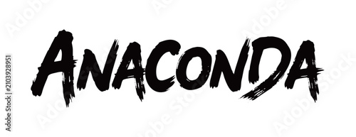 Cuadro en lienzo ANACONDA Handwriting