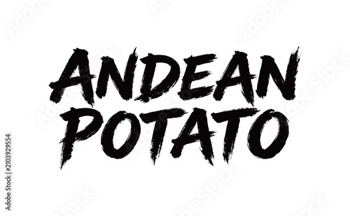 Fotografía ANDEAN POTATO.eps Handwriting