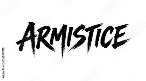 Quadro su tela ARMISTICE Handwriting
