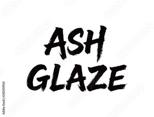 Bild auf Leinwand ASH GLAZE Handwriting