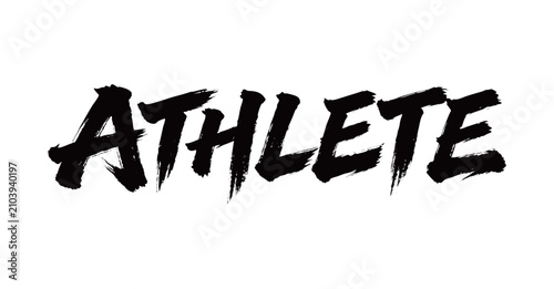 Quadro su tela ATHLETE Handwriting
