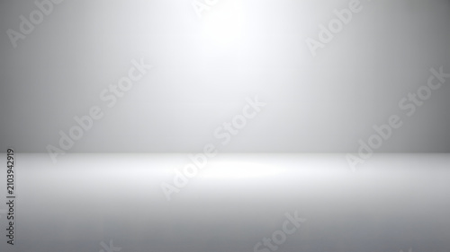 Empty seamless grey studio background with soft light and shadow desig