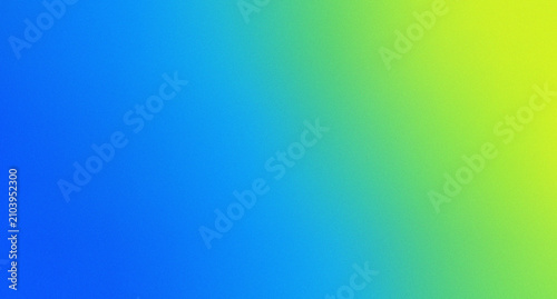 Electric blue to lime yellow green gradient background with fine grain texture for fresh vibrant digital design