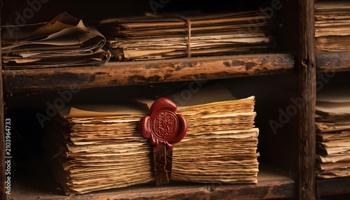 Antique Notarial Archive - Unbranded Legal Documents