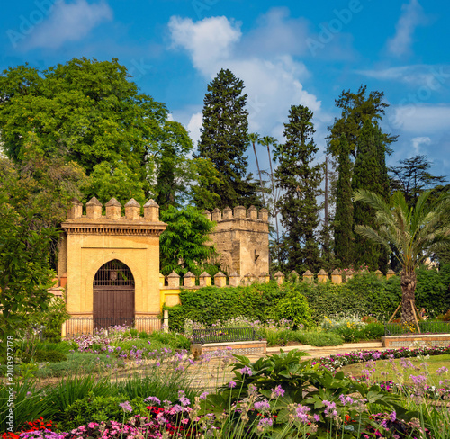 Huerta del Retiro del Alcázar, Murillo Gardens,  Santa Cruz, Seville Andalusia, Spain