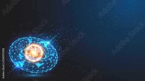 3D galaxy explosion with cosmic energy particles. Vibrant nebula supernova burst in deep space digital render.