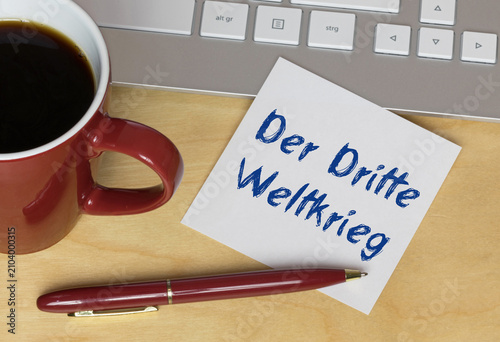 Plakat Der Dritte Weltkrieg