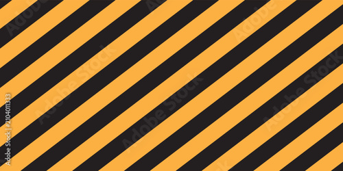 Warning yellow black diagonal stripes line. Safety stripe warning caution hazard danger road vector sign symbol.