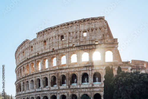 Colosseum at sunrise, Rome, Italy