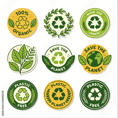set of eco icons