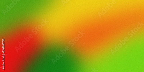 Abstract Grainy Noise Texture Background with Vibrant Red Orange Yellow and Green Gradient Blend