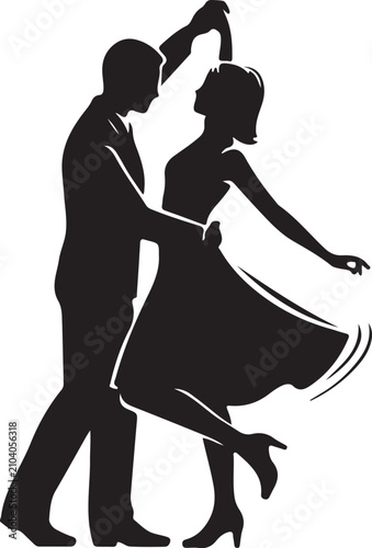 
Romantic Couple Silhouette