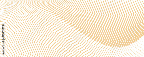 Fotografie Fresh Orange Zig Zag Line Seamless Pattern Background for Modern Textile Wallpap