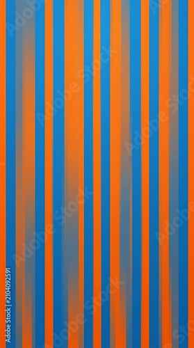 Vibrant Blue and Orange Striped Pattern.
