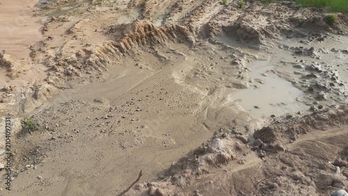 A well dried up due to a summer drought