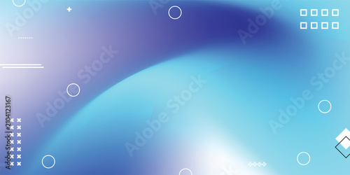 Foto A blue and white background with a white line that is curved and has a blue and