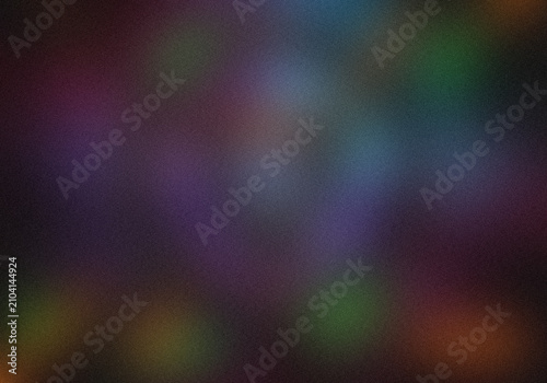 Abstract dark background with soft bokeh lights. Blurred colorful texture for modern design.