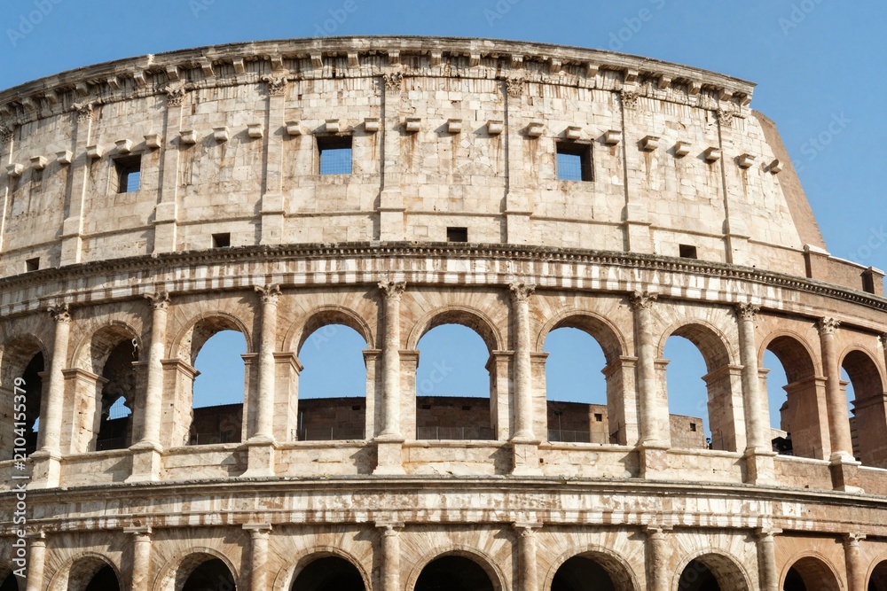 Obraz premium Close-up of the Colosseum's Archway