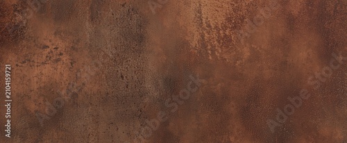 Foto Rusty Brown Metal Texture Background with Distressed Surface