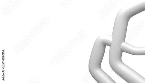 Photography Abstract object 04 transparent - white