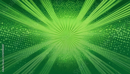 Green Burst Background Pop Dot Banner Impact Design